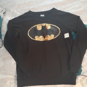 Nwt sequin batman top